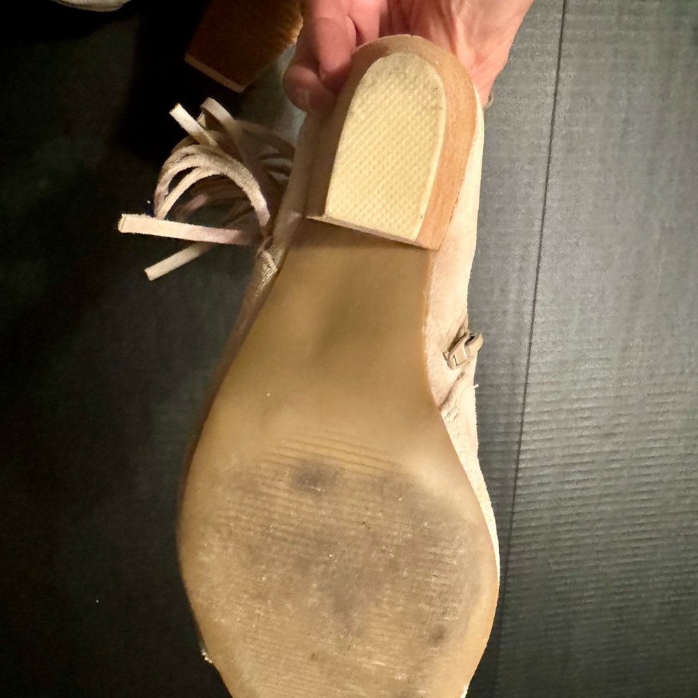 Coconuts By Matisse Open Toe Fringed Bootie, Neve… - image 4